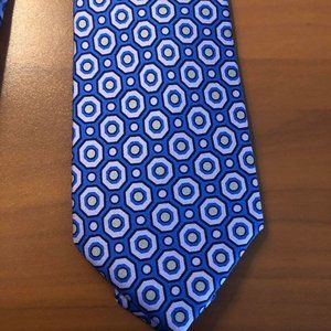 Banana Republic Blue and Purple Retro Style Dress Tie NWT